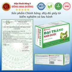ĐẠI TRÀNG NAM DƯỢC (hộp 30 viên) - Giảm đầy bụng, khó tiêu, rối loạn tiêu hóa; Người viêm đại tràng - ĐÔNG HOA ĐƯỜNG