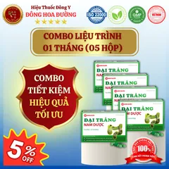 ĐẠI TRÀNG NAM DƯỢC (hộp 30 viên) - Giảm đầy bụng, khó tiêu, rối loạn tiêu hóa; Người viêm đại tràng - ĐÔNG HOA ĐƯỜNG