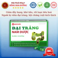 ĐẠI TRÀNG NAM DƯỢC (hộp 30 viên) - Giảm đầy bụng, khó tiêu, rối loạn tiêu hóa; Người viêm đại tràng - ĐÔNG HOA ĐƯỜNG