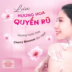 Sữa tắm chức năng Nano Collagen Sắc Ngọc Khang (Chai 500g) Làm sạch da, dưỡng ẩm mềm mịn, sáng da, hương Cherry Blossom
