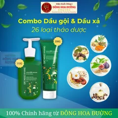Combo Dầu Gội + Dầu Xả 26 Thảo Dược Sắc Ngọc Khang (350g + 200g) Giảm gãy rụng, tóc chắc khỏe, mềm mượt, sạch gàu