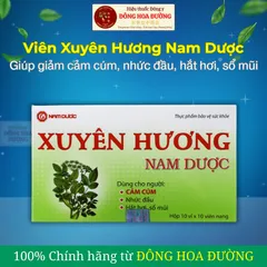 Viên uống giải cảm cúm Xuyên Hương NAM DƯỢC (hộp 100 viên) - Giúp làm giảm cảm cúm, nhức đầu, chóng mặt, hắt hơi, sổ mũi