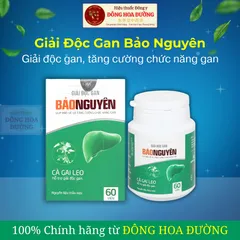 Viên uống Giải Độc Gan Bảo Nguyên (Hộp 60 viên) Hỗ trợ bảo vệ gan, hỗ trợ giải độc gan, hỗ trợ tăng cường chức năng gan