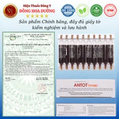 ANTOT THYMO TRAPHACO (hộp 20 ống) - Giúp tăng cường sức đề kháng cho người gầy yếu, trẻ em chậm phát triển