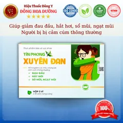 TÍN PHONG XUYÊN ĐAN (hộp 30 viên) - Giúp giảm đau đầu, hắt hơi, sổ mũi, ngạt mũi; Người bị cảm cúm - ĐÔNG HOA ĐƯỜNG