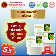 TÍN PHONG XUYÊN ĐAN (hộp 30 viên) - Giúp giảm đau đầu, hắt hơi, sổ mũi, ngạt mũi; Người bị cảm cúm - ĐÔNG HOA ĐƯỜNG