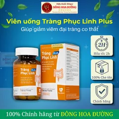 Tràng Phục Linh Plus - Lọ 80 viên hỗ trợ đại tràng