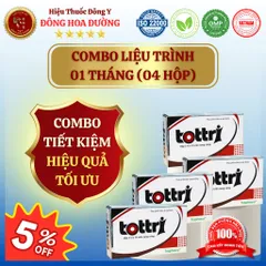 TOTTRI TRAPHACO (hộp 30 viên) - Giúp làm co trĩ, giảm đau rát, ngứa hậu môn; Trĩ nội, trĩ ngoại, cấp và mãn tính