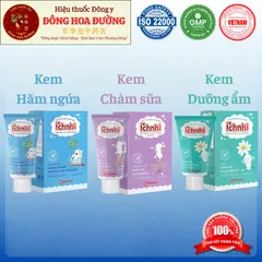 COMBO KEM DƯỠNG ẨM, CHÀM SỮA, HĂM NGỨA ÍCH NHI (tuýp 30g) - An toàn cho trẻ sơ sinh - ĐÔNG HOA ĐƯỜNG