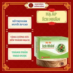 HẠ ÁP ÍCH NHÂN (hộp 40 viên) - Hỗ trợ giảm huyết áp cao; Tăng cường sức bền thành mạch - ĐÔNG HOA ĐƯỜNG