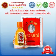 DẦU THÁI ĐỎ (3ml) SIANG PURE OIL FORMULA I - Hàng chuẩn xịn, vị thơm dịu nhẹ, không nồng gắt, lưu hương tốt - DẦU THÁI L