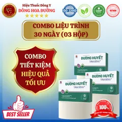 ĐƯỜNG HUYẾT TÂM BÌNH (hộp 40 viên) - Giúp ổn định đường huyết; giảm mệt mỏi, khô khát - ĐÔNG HOA ĐƯỜNG
