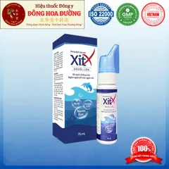 BÌNH XỊT MŨI XỊT X NGƯỜI LỚN (chai75ml) - Giúp vệ sinh mũi, thông thoáng đường hô hấp - ĐÔNG HOA ĐƯỜNG