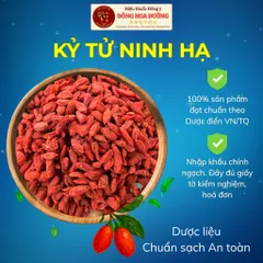 Kỷ Tử Đỏ Ninh Hạ | Hạt To Tự Nhiên | Pha Trà Dưỡng Sinh | Nấu Chè | Chưng Yến