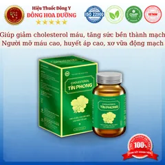 CHOLESTEROL TÍN PHONG (hộp 30 viên) - Giúp giảm cholesterol máu; Người mỡ máu cao, huyết áp cao - ĐÔNG HOA ĐƯỜNG
