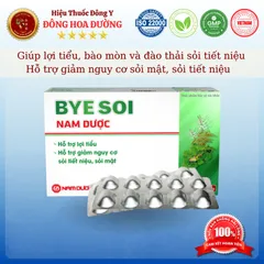 BYESOI NAM DƯỢC (hộp 30 viên) - Giúp lợi tiểu, bào mòn và đào thải sỏi đường tiết niệu, sỏi thận, sỏi mật