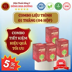 BỔ GAN NAM DƯỢC (hộp 50 viên) - Giúp giải độc gan, hạ men gan; Người gan nhiễm mỡ, xơ gan, lở ngứa da - ĐÔNG HOA ĐƯỜNG