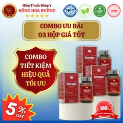 CEBRATON PREMIUM (hộp 30 viên) - Giúp tăng tuần hoàn máu não; Giảm căng thẳng thần kinh; Cải thiện giấc ngủ, thần kinh