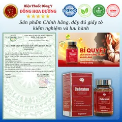 CEBRATON PREMIUM (hộp 30 viên) - Giúp tăng tuần hoàn máu não; Giảm căng thẳng thần kinh; Cải thiện giấc ngủ, thần kinh