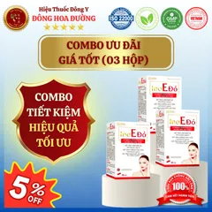 INO E ĐỎ (hộp 30 viên) - Bổ sung Vitamin E, dầu gấc, dầu hoa anh thảo giúp chống oxy hoá, ngừa lão hóa - ĐÔNG HOA ĐƯỜN