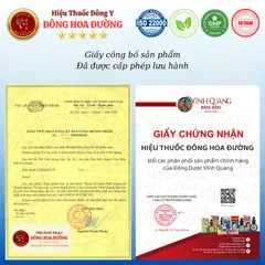 THOÁI CỐT HOÀN VĨNH QUANG (chai 60 viên) - Giúp bổ gân cốt, giảm đau nhức xương khớp, cứng khớp - ĐÔNG HOA ĐƯỜNG