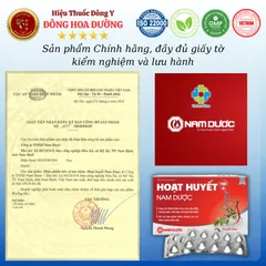 HOẠT HUYẾT NAM DƯỢC (hộp 30 viên) - Giúp giảm đau đầu, chóng mặt, tê bì tay chân; Người tuần hoàn máu não kém, tiền đình