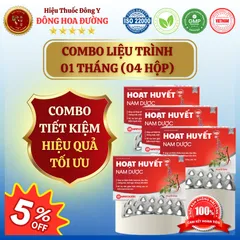 HOẠT HUYẾT NAM DƯỢC (hộp 30 viên) - Giúp giảm đau đầu, chóng mặt, tê bì tay chân; Người tuần hoàn máu não kém, tiền đình