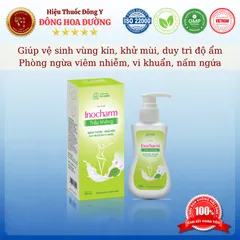 DUNG DỊCH VỆ SINH PHỤ NỮ INOCHARM TRẦU KHÔNG (chai 100ml) - Giúp khử mùi, ngừa nấm ngứa, viêm nhiễm, cân bằng độ ẩm