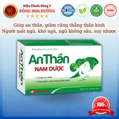 AN THẦN NAM DƯỢC (hộp 30 viên) - Giúp an thần, ngủ sâu giấc; Giảm căng thẳng thần kinh, suy nhược - ĐÔNG HOA ĐƯỜNG