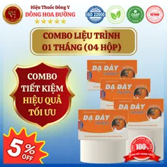 DẠ DÀY TÂM BÌNH (30 viên)  Giúp giảm ợ hơi, ợ chua, bụng đầy trướng; Người bị viêm loét dạ dày tá tràng - ĐÔNG HOA ĐƯỜNG