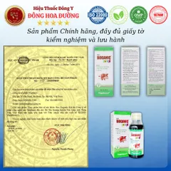 SIRO BOGANIC KID (chai 100ml) - Giúp bé từ 06 tháng tuổi giảm rôm sảy, phát ban, dị ứng, mề đay, mẫn ngứa, viêm da