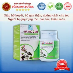 HÀ THỦ Ô ĐỎ (hộp 50 viên) ĐÔNG DƯỢC VIỆT - Giúp bổ huyết, dưỡng gan thận, đen tóc, rụng tóc/bạc tóc - ĐÔNG HOA ĐƯỜNG