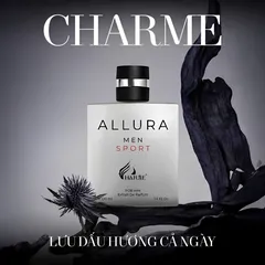 Nước hoa nam Charme Allura Men Sport 100ML trẻ trung, nam tính và cuốn hút