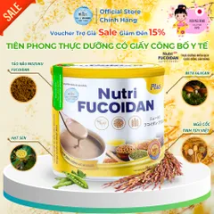 Thực Dưỡng Nutri Fucoidan Plus 500g - Tăng Cường Miễn Dịch Dành Cho Người Ăn Chay, Tiểu Đường Chính Hãng Nhật Bản