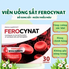 Viên Uống Bổ Sung Sắt Ferocynat Ba Lan - Hỗ Trợ Tăng Cường Sức Khỏe_Ngăn Ngừa TÌnh Trạng Thiếu Máu