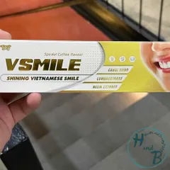 [MẪU MỚI] Kem đánh răng Vsmile hương cà phê đánh bật mảng bám 150g