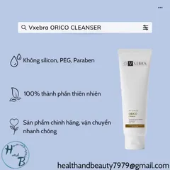 Sữa rửa mặt Vxebra sữa rửa mặt thiên nhiên cho mọi loại da tuýp/ 100g