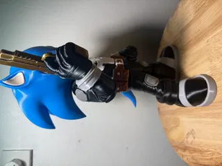 MÔ HÌNH SONIC THE PUNISHER IN 3D CAO 28CM