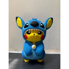 MÔ HÌNH PIKACHU COSPLAY STITCH – IN 3D PETG CAO 30CM