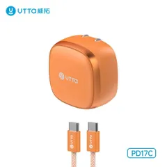 [ Có 3C]Củ Sạc Nhanh UTTA GaN 60W PD17C Mini, Sạc PD PPS AVS, Cổng Type-C, Chân Gập Gọn, Bảo Hành 12 Tháng