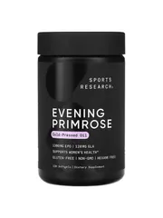 Tinh dầu hoa anh thảo Sports Research Evening Primrose 1300mg 120v