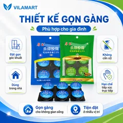Bộ 6 Viên Mồi Diệt Gián, Thuốc Diệt Côn Trùng Sinh Học Không Độc Hại Dùng Trong Nhà Bếp, Hộ Gia Đình