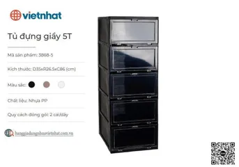 Tủ đựng giầy Việt Nhật 5T 3868-5