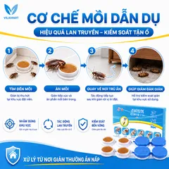 Thuốc diệt gián sinh học Housheng, diệt tận gốc tất cả các loại gián, hiệu quả, an toàn.