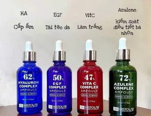 HISTOLAB TINH CHẤT CẤP ẨM LÀM DỊU - HYALURON COMPLEX AMPOULE 62% 50ML