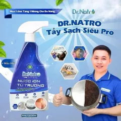 Chai tẩy đa năng Dr Natro 500ml làm sạch dầu mỡ, vệ sinh giày dép, sàn nhà an toàn lành tính