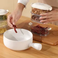 Hộp Đựng Đồ Khô 3 Tầng Kèm Nắp 