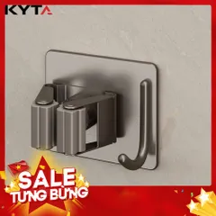 Móc Treo Chổi, Cây Lau Nhà Kyta - Kèm Keo Dán Cực Chắc, Tiện Lợi 813338