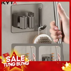 Móc Treo Chổi, Cây Lau Nhà Kyta - Kèm Keo Dán Cực Chắc, Tiện Lợi 813338