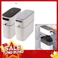 Thùng rác thông minh 12L ECOCO nắp kín tự động đóng gói 813340